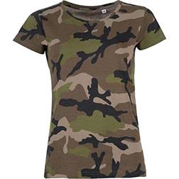 SOLS Womens/Ladies Camo Short Sleeve T-Shirt (Camouflage)