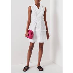 Derek Lam 10 Crosby Satina Stripe Shirt Dress