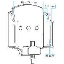 Brodit Aktiv holder til fast installation 527621