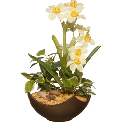 National Tree Company 9" Potted Narcissus Artificial Plant