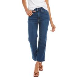 Sabine High-Rise Straight Jeans Stone Wash