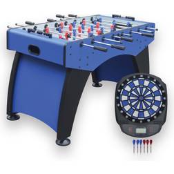 Ventura 55" Foosball Table With Bonus Electronic Dart Board