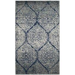 Safavieh Madison Silver, Blue 61x90"