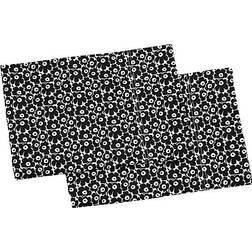 Marimekko Pikkuinen Unikko Örngott Svart (76.2x50.8cm)