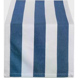 Design Imports Dobby Tablecloth Blue, White (182.88x45.72cm)