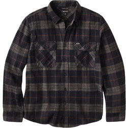 Brixton Bowery L/S Flannel Shirt - Black/Charcoal/Black