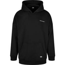 Urban Classics Men's Oversized Logo Hoody Hooded Sweatshirt, Black