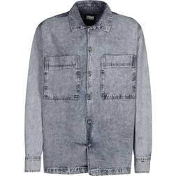 Urban Classics Oversized Denim Shirt - Schwarz