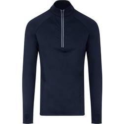 Top con mezza zip da uomo Cool-Flex di AWDis Just Cool - Grigio/Blu/Nero