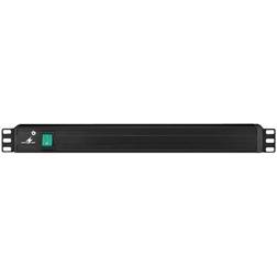 Stageline Monacor -19´´ strømskinne 1U RCS-85/SW