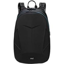 Falcon I-Stay 15.6 Inch Laptop Hardshell Backpack with USB Port Black/Blue
