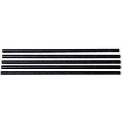Daarbak Sugerør Ø6x230mm uden knæk Bionedbrydelig papir sort, 500 stk