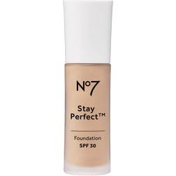 No7 Stay Perfect Foundation SPF30 #4 Calico