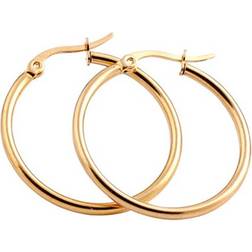 Everneed Mille Large Hoops Earrings - Gold