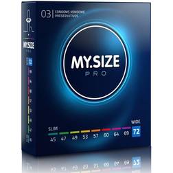 My.Size MY SIZE PRO MY.SIZE PRO Condoms 72mm condoms 3pcs FREE DELIVERY FROM 250 PLN