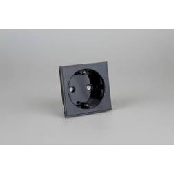 Varilight DSEUFB DataGrid Black 16A Euro Socket Schuko (2 DataGrid Spaces)