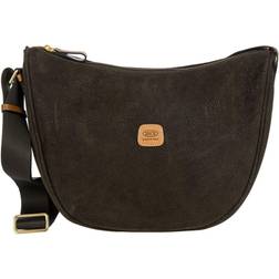 Bric's Life LUNA Half-Moon Shoulder Bag (Olive)