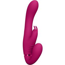 Shots Toys Suki Vibrating Strapless Strap-on Rabbit Pink