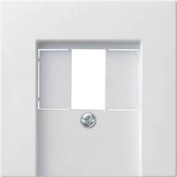Gira System 55 Täckplatta USB Högtalaruttag Vit Matt 0276 27