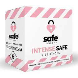 Safe Intense Ribs & Nobs Condoms 36 stk