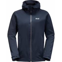 Jack Wolfskin Regenjacke Pack & Go Shell - Dunkelblau