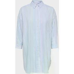 Slfami Ls Stripe Long Shirt W