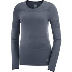 Salomon Women's Elevate Move'on LS Tee Ebony