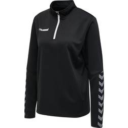 Hummel HmlAuthentic Half Zip Sweatshi Black/White Female