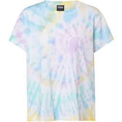 Urban Classics Women's T-Shirt Ladies Tie Dye Boyfriend Tee, Pastel