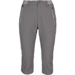 Trespass Womens/Ladies Grateful 3/4 Shorts (Storm Grey) Also in: XL, XS, S