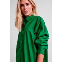 Y.A.S oversized cotton shirt in bright