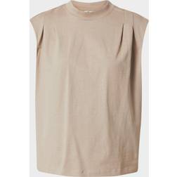 Urban Classics Ladies Organic Heavy Pleated Shoulder Top - Schwarz