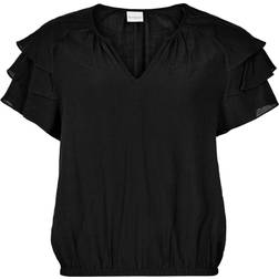 IN FRONT Aura Blouse - Black