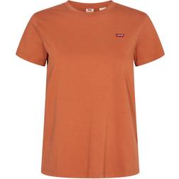 Levi's Perfect TEE Autumn Leaf Kvinde T-shirts Ensfarvet Bomuld hos Magasin