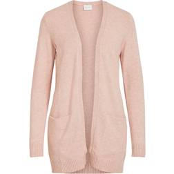 Vila Basic Knitted Cardigan - Misty Rose