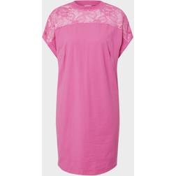 Urban Classics Robe Courte À Manches Courtes Lace - Bright Violet