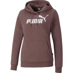 Puma Ess Logo Hoodie Fl - Dusty Plum Female