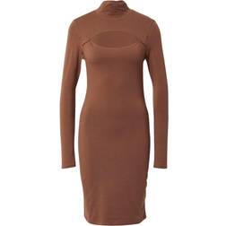 Urban Classics Ladies Ladies Stretch Jersey Cut-Out Turtleneck Dress