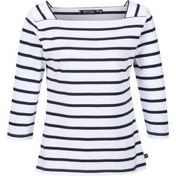 Regatta Women's Polexia Square Neck Top - White/Navy