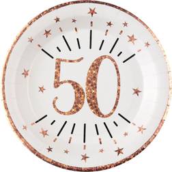 Santex Disposable Plates Sparkling 50 10-pack