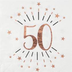 Santex Servietter 18 Roséguld 50