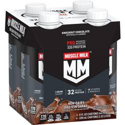 Cytosport Muscle Milk Knockout Chocolate Pro Series Protein Shake 4pk/11 fl oz Bottles