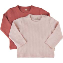 Minymo Langarmshirt 2er Pack - Canyon Rose