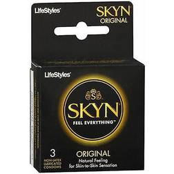 Lifestyle Skyn Original Non-Latex Lubricated Condoms 3 Pack in stock