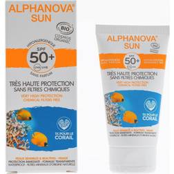 Alphanova Sun Solskydd Ansikte SPF50 Oparfymerad 50ml