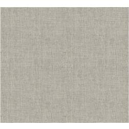 Advantage Advantage 57.8 sq. ft. Seaton Wheat Linen Texture Strippable Wallpaper Covers