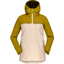 Norrøna Women's Svalbard Cotton Jacket Golden Palm/Ecru