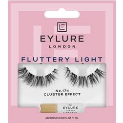 Eylure Fluttery Light Cluster Effect Lashes - Svart