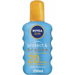 Nivea Sun Protect & Bronze Dry Sun Oil SPF 20 200ml