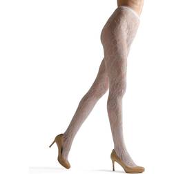 Natori Lace Cut Out Fishnet Tights